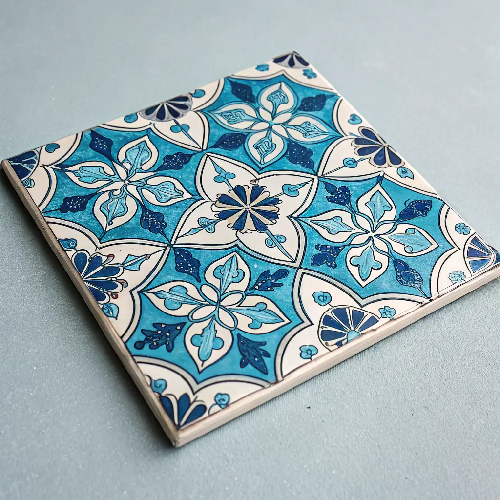 Decorative Ceramic Mosaic - Floral Pattern