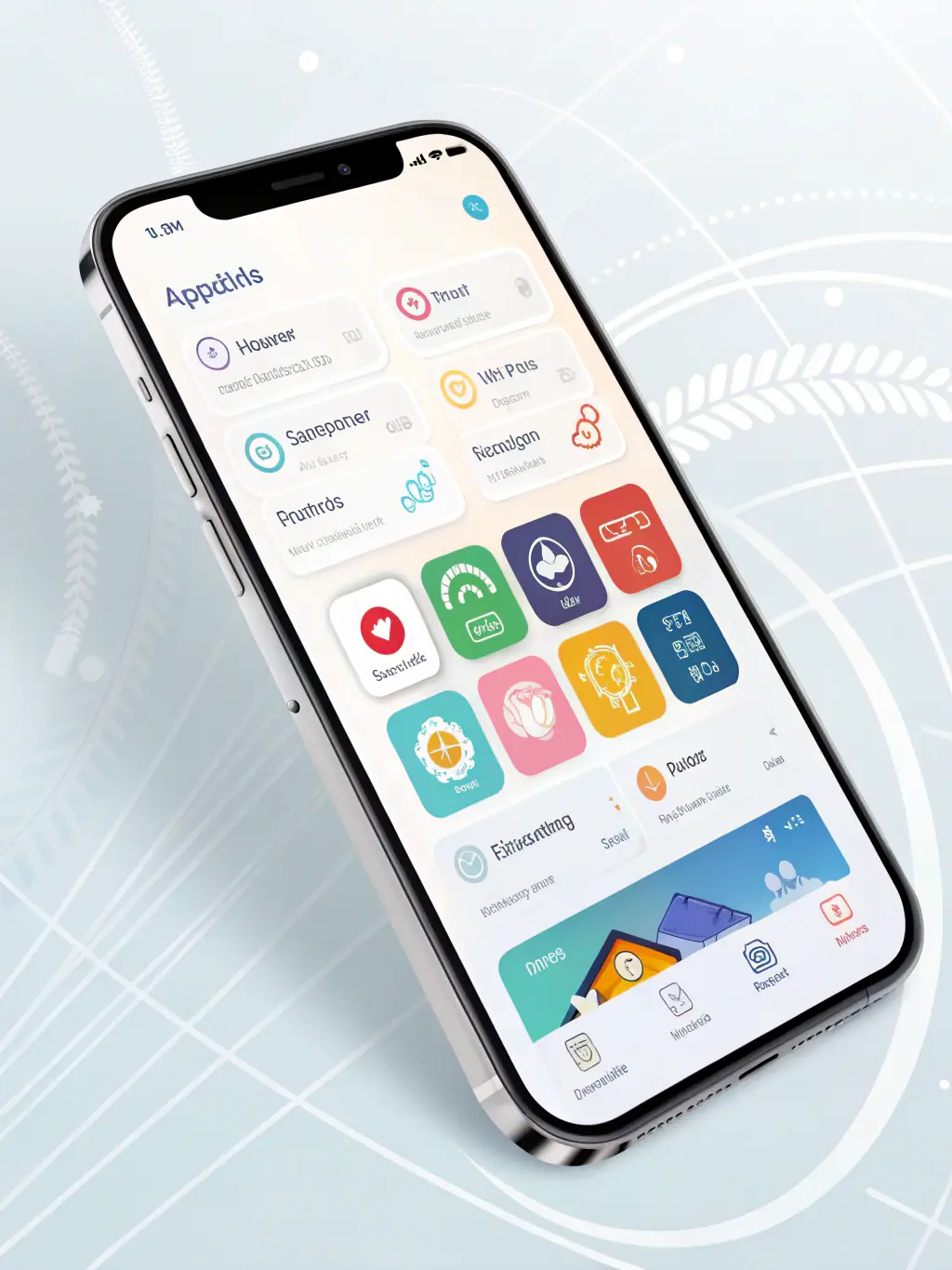 A sleek UI/UX design interface for a mobile app, demonstrating intuitive navigation and a seamless user experience, reflecting D&C PROJECT LLC's commitment to user-centered design.