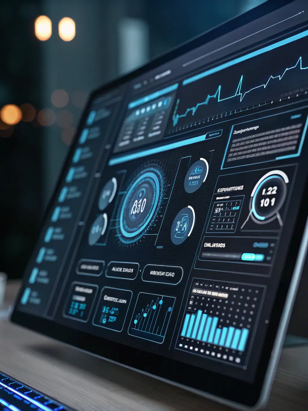 An illustration of AI chatbot interfaces and automation workflows on a digital dashboard, highlighting D&C PROJECT LLC's AI Integration Services.