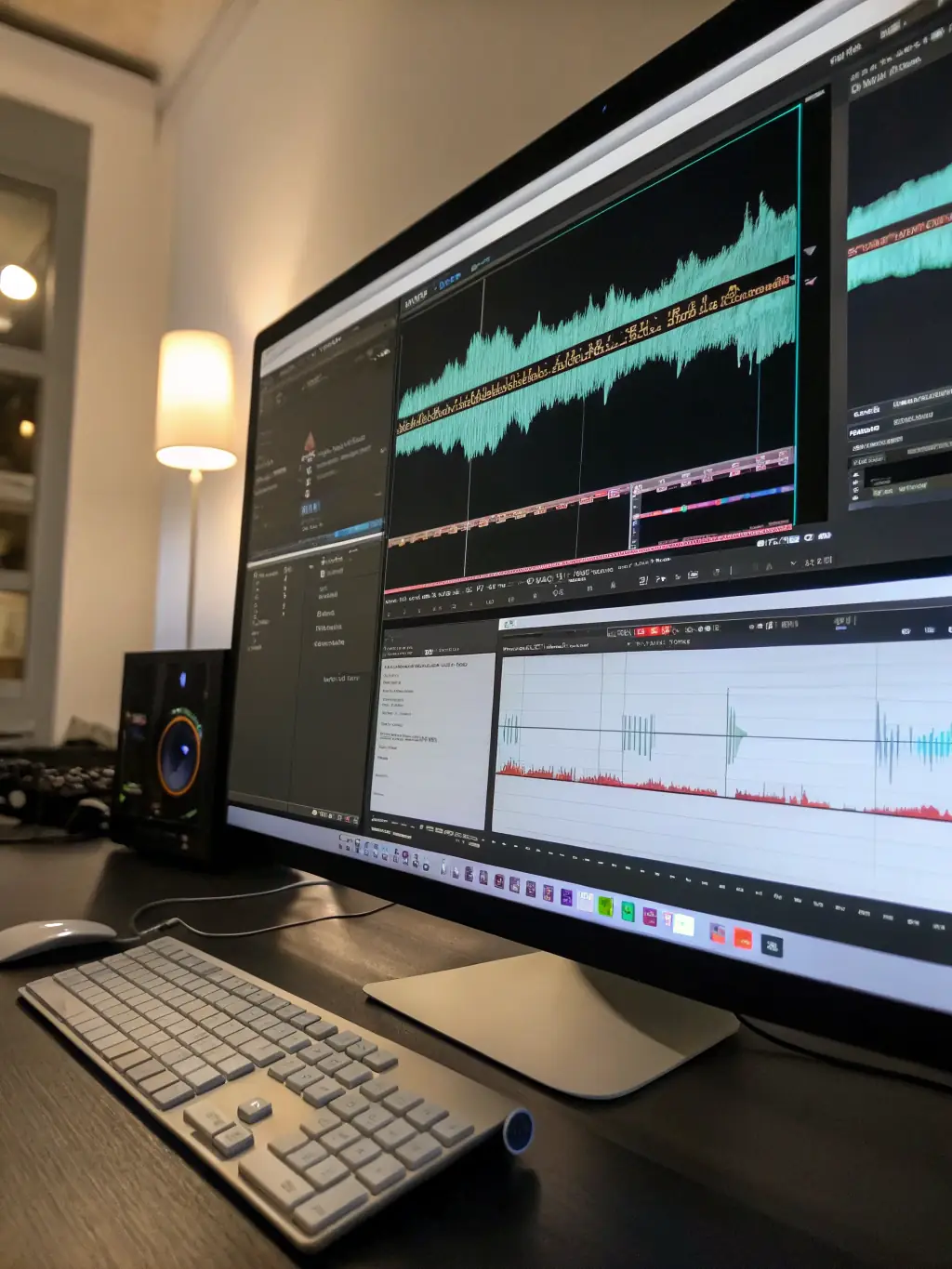 A split-screen image showing the before-and-after of a video editing process, highlighting the transformation from raw footage to polished, professional content by D&C PROJECT LLC.